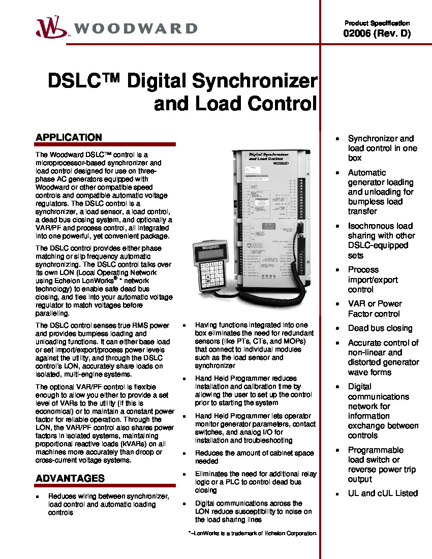 First Page Image of 9905-354 DSLC Data Sheet 02006.pdf